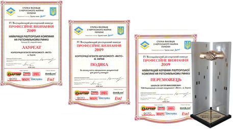 Нагороди за 2009 рік