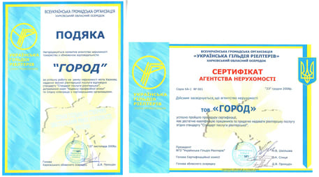 Нагороди за 2008 рік