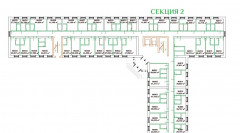 Секция 2, план 8 этажа