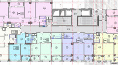 Секция 1, план 4-11 этажей
