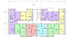 Дом 3А, 4, 18А, 19, план типового этажа