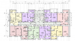 Дом 9А, 11А, 11Б ,план типового этажа