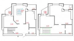 4к кв 132.35 м² - Секция 1