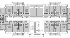 План  3-4  этажа м2